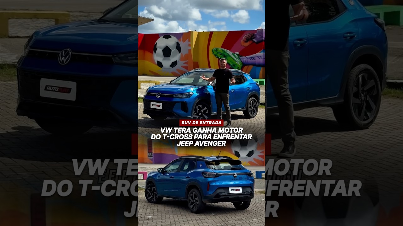 O Volkswagen Tera 2027 ganha o motor 200 TSI de 128 cv