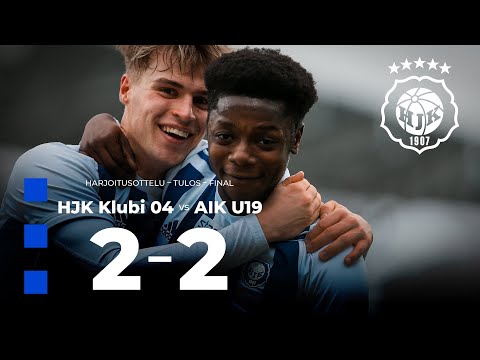 HJK Klubi 04 vs AIK U19 2–2 – Harjoitusottelu
