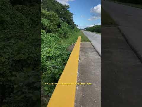 Río Camaco en Remedios provincia de Villa Clara en Cuba.