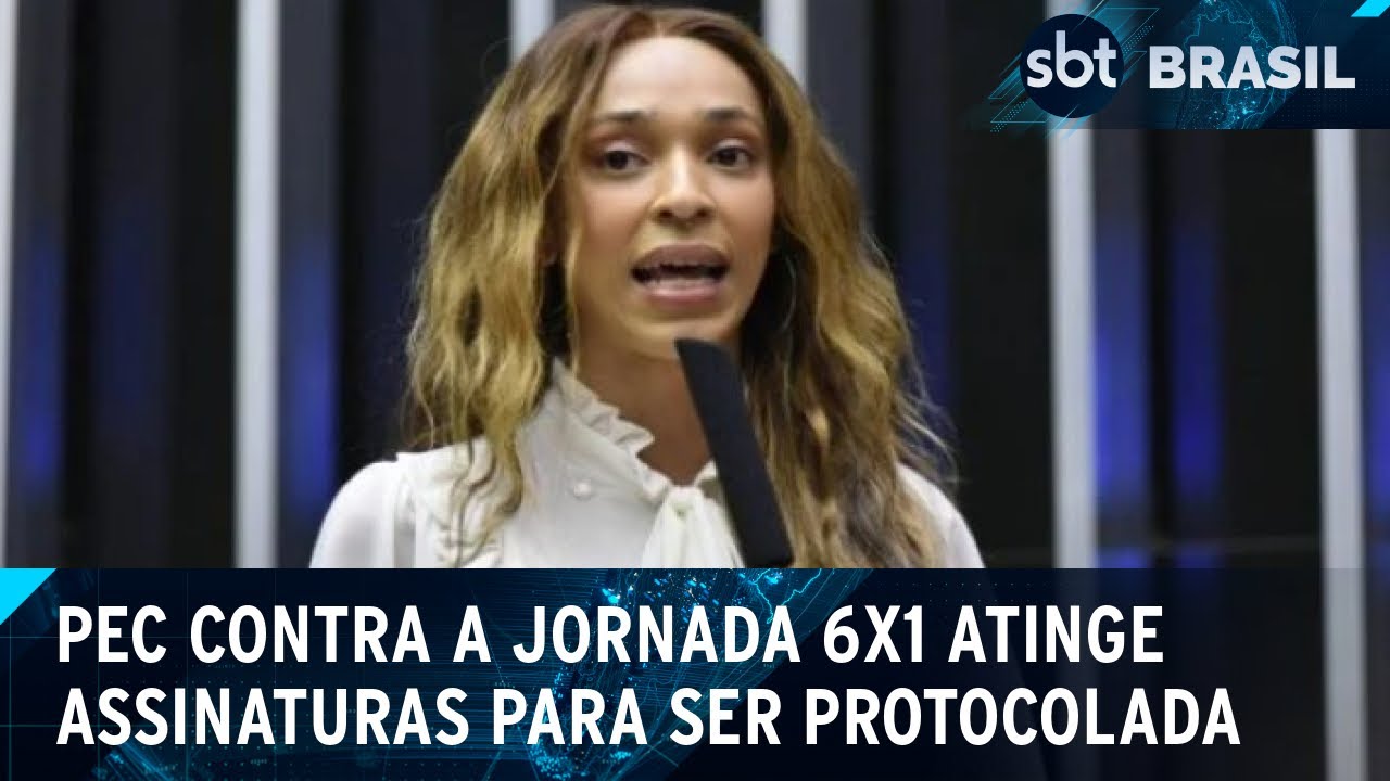 Fim da escala 6x1: assinaturas necessárias protocolar PEC é atingida | SBT Brasil (13/11/24)