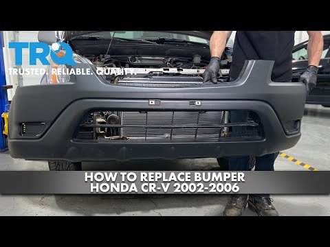 How to Replace Bumper 2002-2006 Honda CR-V