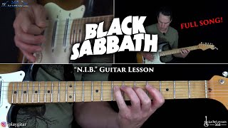 N.I.B. Guitar Lesson - Black Sabbath