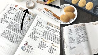 Trying To Finish A Roll Of Washi Tape | Daily Journaling In My Hobonichi Cousin