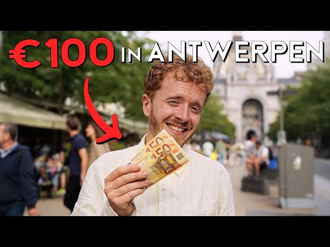 24 uur OVERLEVEN met €100 in ANTWERPEN! 🤔