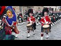 The Black Watch parade the Royal Mile - Green Hills of Tyrol [4K/UHD]
