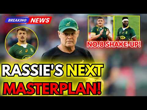 🔥 Rassie Erasmus Reveals Bold Springboks No.8 Plan as New Candidates Emerge #springboks #rugbynews