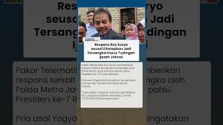 Respons Santai Roy Suryo seusai Jadi Tersangka Kasus Ijazah Jokowi: Saya Hormati Dulu Penetapan Itu