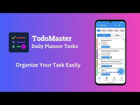 TodoMaster: Todo-List & Tasks video thumbnail