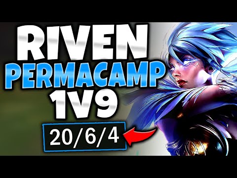 RIVEN MAINS! HOW TO GET CAMPED AND STILL WIN 1V9! (DO THIS)
