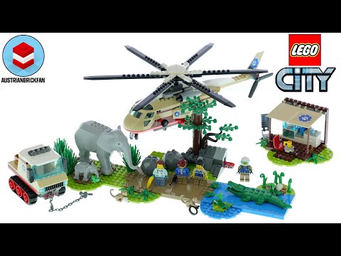 Конструктор LEGO City Wildlife «Операция по спасению зверей» 60302 / 525 деталей