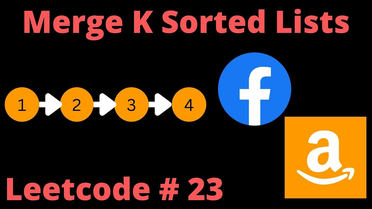 MERGE K SORTED LISTS | LEETCODE 23 | PYTHON OPTIMAL SOLUTIO