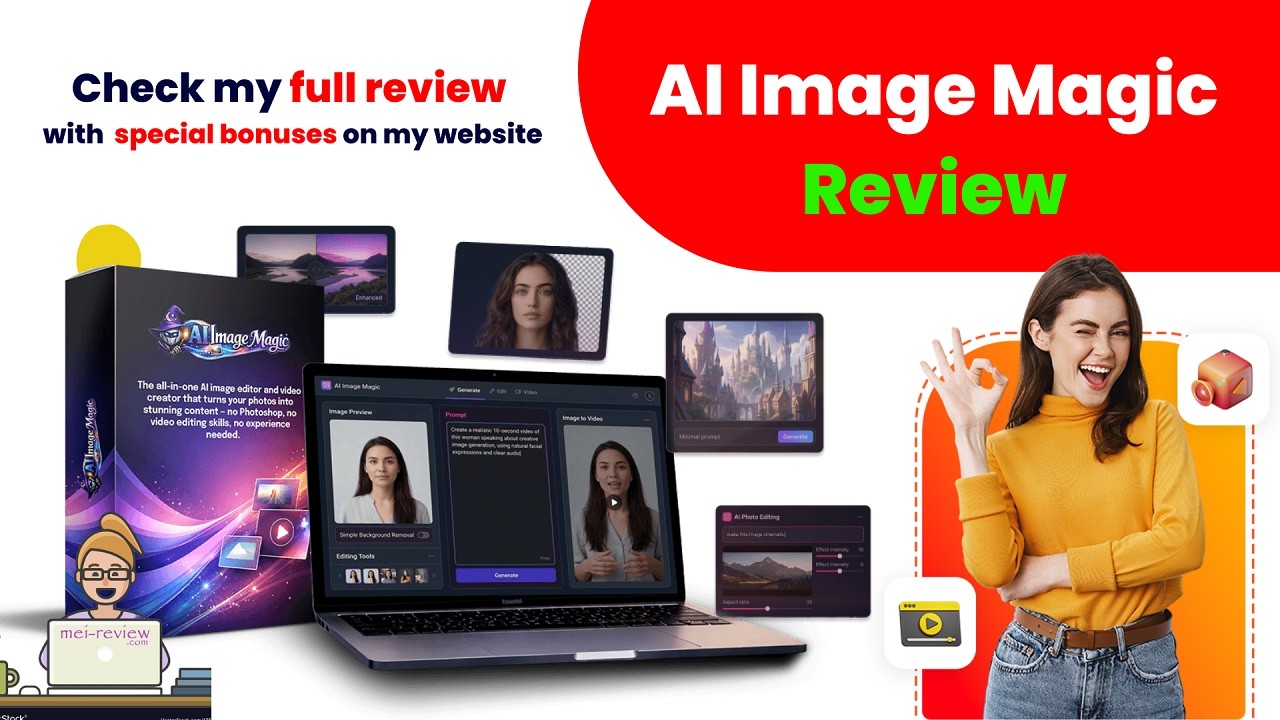 AI Image Magic Review, OTO & Bonuses: The New AI Tool for Image Editing and Image-to-Video