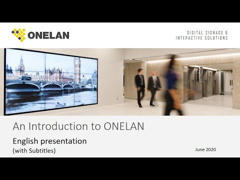 ONELAN Digital Signage  (with English subtitles) v2   2020 06