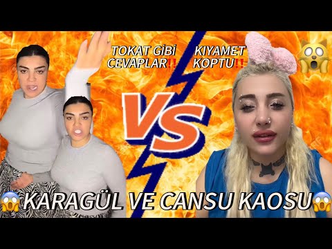 KARAGÜL AND CANSUM TATLI FIGHT! BREAKING INCIDENT OCCURS ON TIKTOK LIVE! #karagül #cansumtatlı