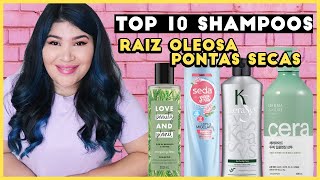 🥇TOP 10 SHAMPOOS PARA RAIZ OLEOSA E PONTAS SECAS [Baratinhos e profissionais]