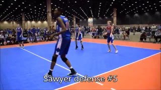 Sawyer Schafer's volleyball highlight video 2016