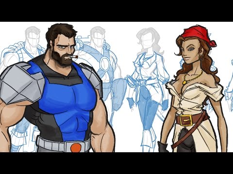 How to Design Outfits Costumes for your Comic Book and Cartoon Characters