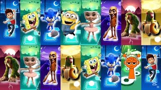 🔥Super Mega Batll 🔥Rayder - Spangebop - Sonc -Minions -Tung Tung Sahur - Sprunki - Chinpanzini