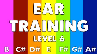 EAR TRAINING GAME Level 6 - Learn & Guess the Notes (B Major Scale)