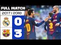 Real Madrid vs FC Barcelona (0-3) 2017/2018 PARTIDO COMPLETO