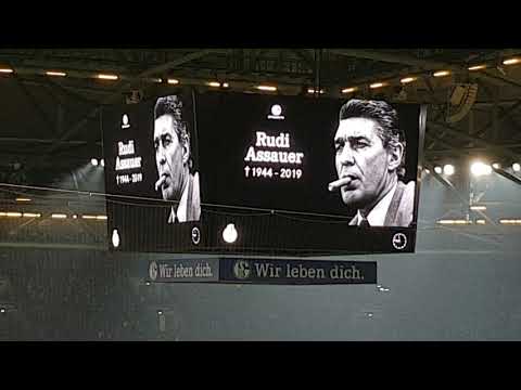 Legenden sterben nie!!! - Rudi Assauer Schweigeminute Clemens Tönnies S04 gegen Fortuna Düsseldorf