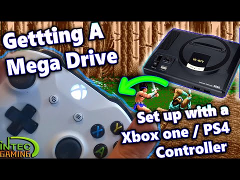Get your SEGA Mega Drive / Genesis Set up with PS4 / Xbox one / Switch  Controller wireless