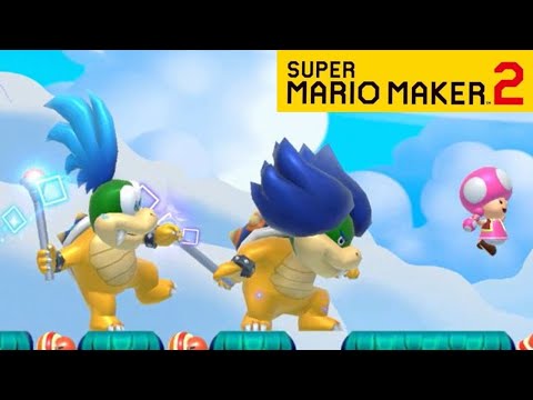 SUPER MARIO MAKER 2 - KOOPALINGS BOSS THEMED & STANDARD STAGES [Nintendo Switch]