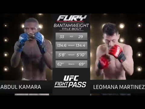Fury FC 107: Abdul Kamara vs Mana Martinez | August 17, 2025
