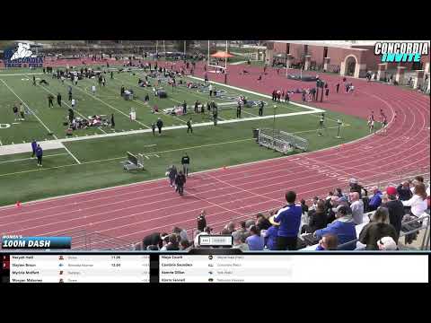2024 Concordia Invite - Women's 100m Dash Final