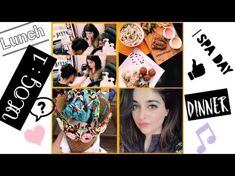 VLOG 01 : Spa Day, Lunch, Dinner And Desserts in the TWIN CITIES with Friends.