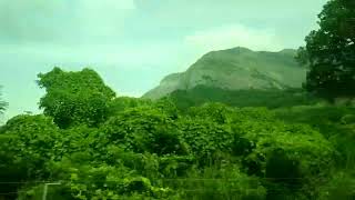 Train through the mountains#travel#nature #train #mountain #yt