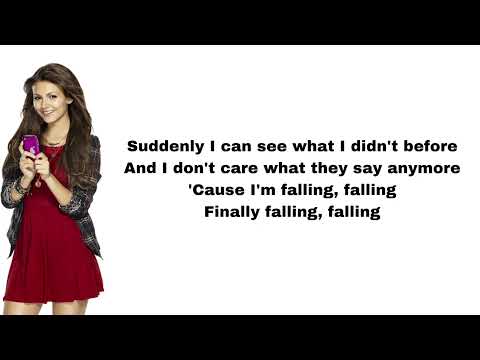 Victorious - Finally falling (lyrics)