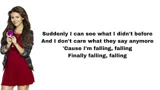 Victorious - Finally falling (lyrics)