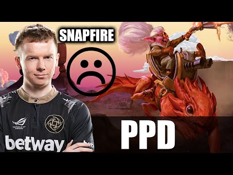 PPD - SNAPFIRE Gameplay Support - 7.28 - The Best Support Guide - Dota 2 Pro Games - Full Gameplay