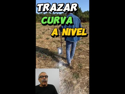 Trazar ♒Curvas de nivel con palos y mangueras para Manejo Inteligente de Lluvia💧con diseño Keyline