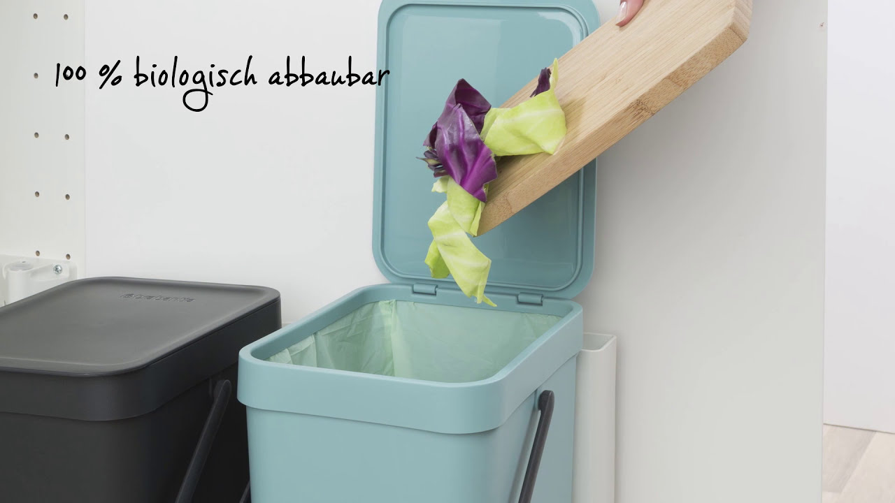 Brabantia Sacs poubelle pour déchets verts PerfectFit 12 l, 10
