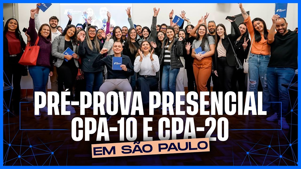 [PRESENCIAL] Pré-prova CPA-10 e CPA-20 em SP. Revisão para Prova de Certificação Anbima CPA- 2023
