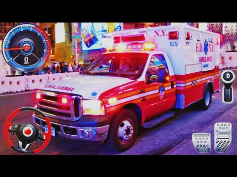 Ambulance Rescue City Driving Simulator - 911 Emergency Survival Van Driver - Android GamePlay #2