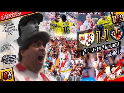 ¡ÉPICO EMPATE sacándola del medio! | J06 - Rayo Vallecano 1-1 Villarreal | 2023/24 | Reacción