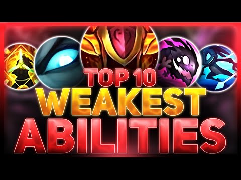 Top Ten WEAKEST Abilities Of All Time | League of Legends