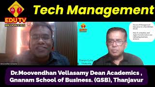 Future of Management Education in a Tech Driven World   Dr  Moovendhan Vellaswamy   EDU TV