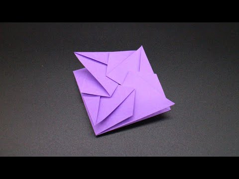 Basteln mit Papier Origami Umschlag für Geburtstag, Muttertag, Hochzeit & Weihnachten W+