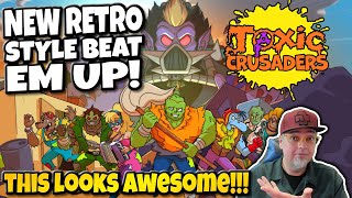 THIS LOOKS AWESOME!! NEW RETRO Beat 'Em Up The TOXIC CRUSADERS Coming In 2023!