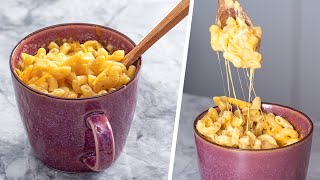 MICROWAVE Macaroni & Cheese in a Mug Recipe! (Mac and Cheese in a Mug)