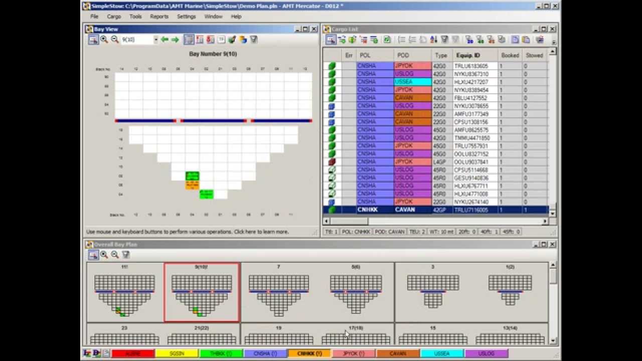 Container Stowage by Equipment ID
