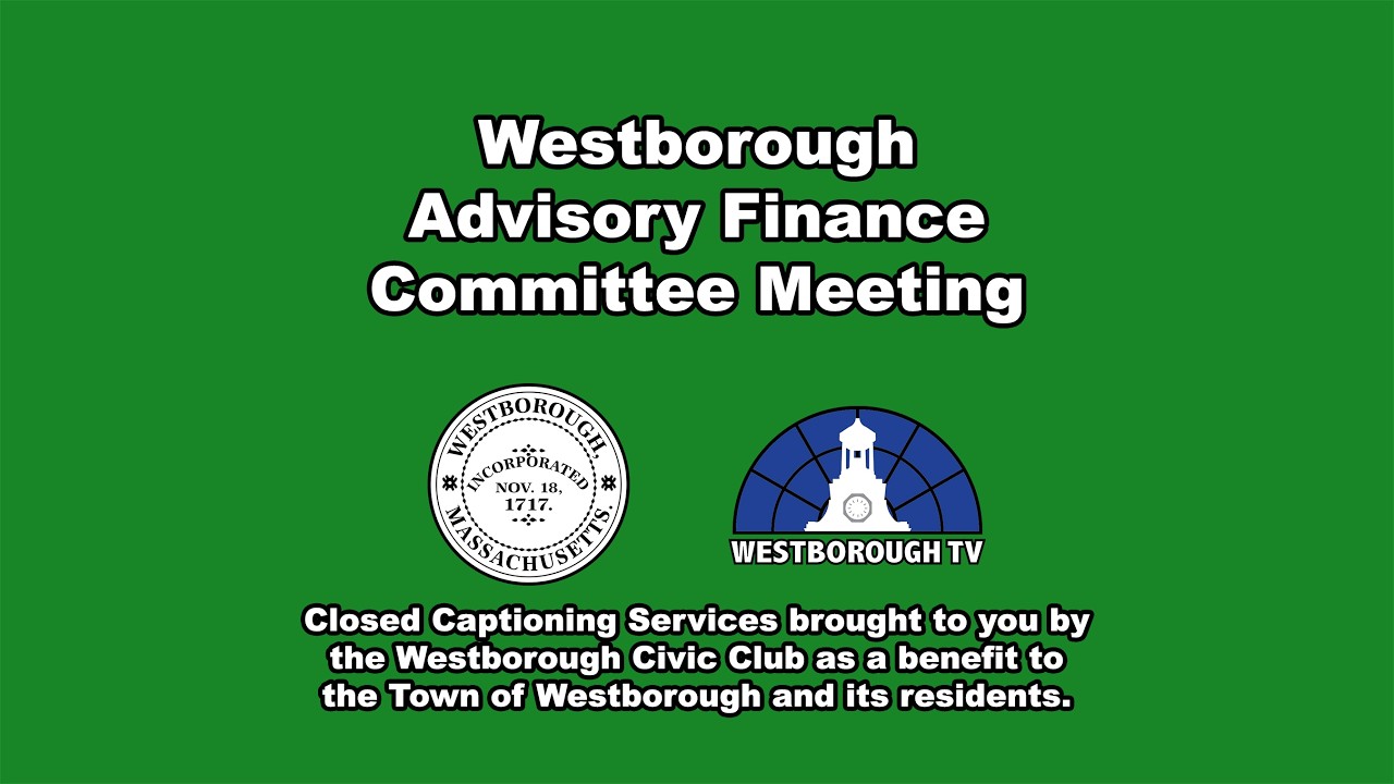 From the Finance Committee