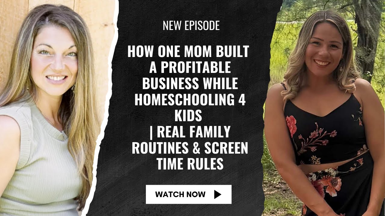 How One Mom Built a Profitable Business While Homeschooling 4 Kids