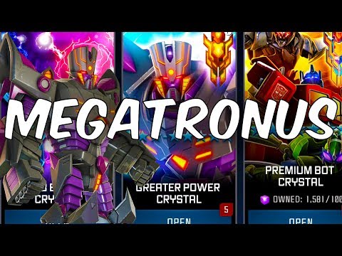5 STAR MEGATRONUS CRYSTAL OPENING! - Transformers: Forged To Fight