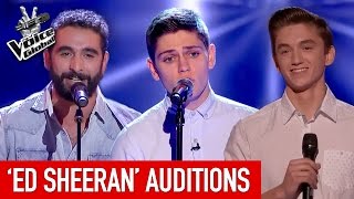 The Voice | AMAZING 'Ed Sheeran' Blind Auditions [PART 1]