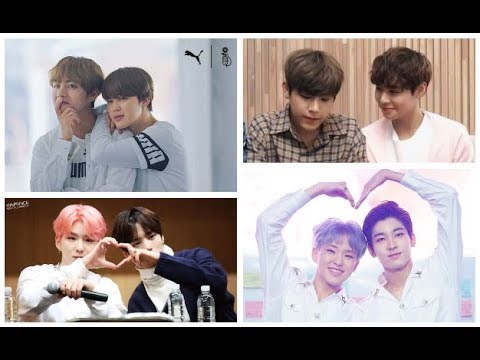BTS,SEVENTEEN,MONSTA X,WANNA ONE - My Favorite Duo's (Friendship Goals)